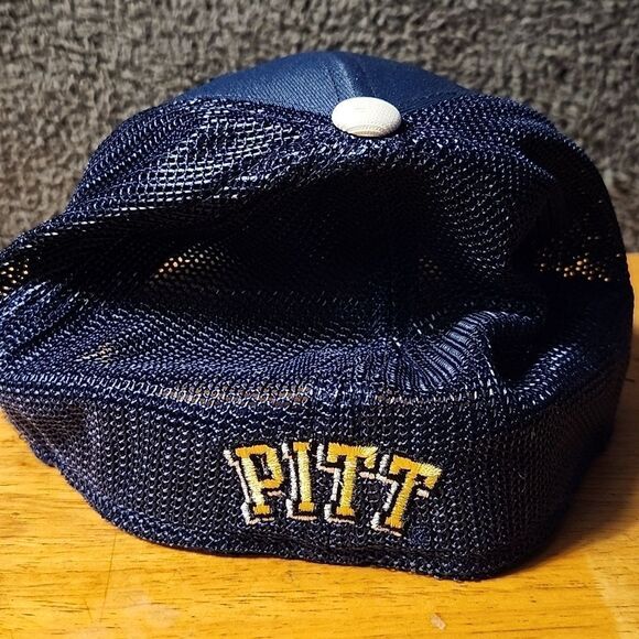 Adidas University of Pittsburgh Pitt Panthers Footbal Stretchfit Trucker Hat - Picture 4 of 7